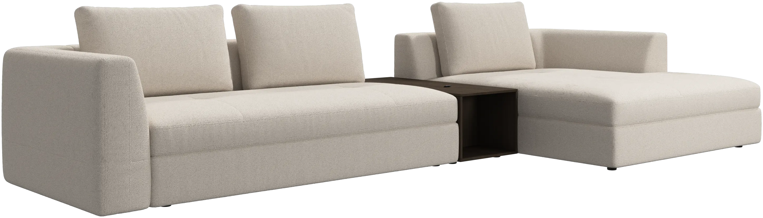 BoConcept Bergamo ソファ③ Bergamo sofa with round lounging unit,ライト | sofa | Bergamo